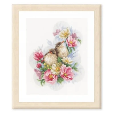 Image of Lanarte Cross Stitch Kit, Multicoloured, 28x33cm