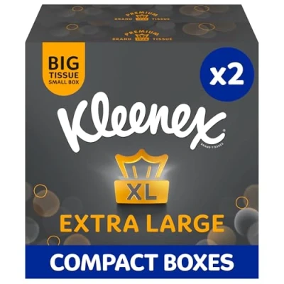 Image of Kleenex Extra Large Tissues Compact Twin
