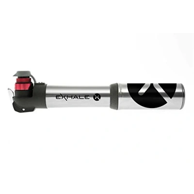 Image of Raleigh RMJ911 Exhale RP 3.0 Twin Valve SV/PV Road Telescope CNC Micro Pump Black/Silver, 17 cm