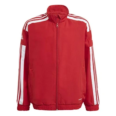 Image of adidas Unisex Kids Squadra 21 Presentation Jacket, Team Power Red/White, 13 14 Years