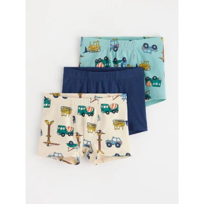 Image of Lindex Working Trucks 3 PACK Pants for kids, Size: 5 6y, Dusty aqua