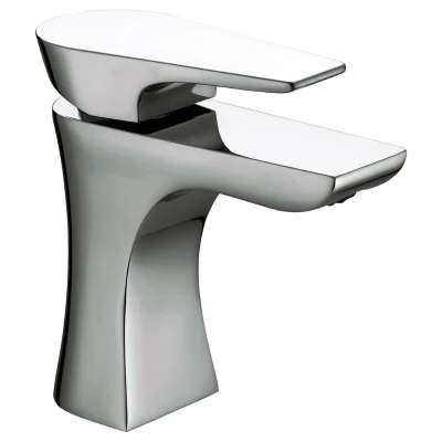 Image of Bristan HOU BAS C Hourglass Basin Mixer Chrome Bathroom Taps
