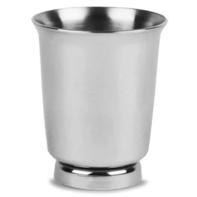Image of bar@drinkstuff Stainless Steel Shot Glasses 40ml Pack of 4 Metal Cups, Shooter Cups