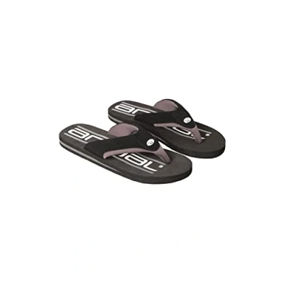 Image of Animal Jekyl Mens Flip Flops Slip on, Lightweight &amp; Comfortable Footwear with Soft Padded upper Straps Best for Autumn Winter Outdoors Black Reflect Adult Shoe Size 10