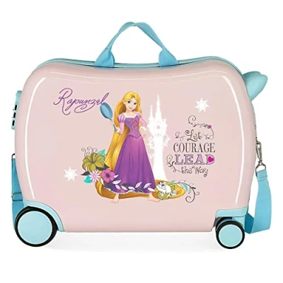 Image of Disney Princesas Children&#039;s Suitcase Pink 50x39x20cm Rigid ABS Combination Closure Side 34L 1.8 kg 4 Wheels