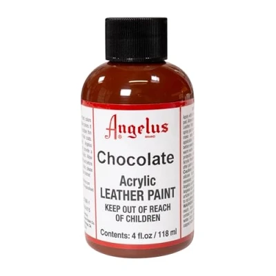 Image of Angelus Leather Paint 4 Oz Chocolate