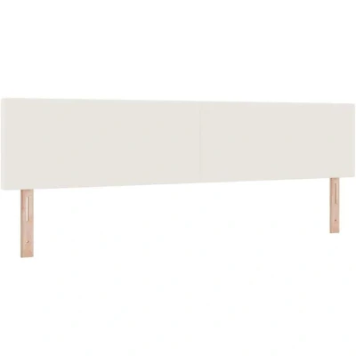 Image of vidaXL Headboard Plain Design Cream 200 cm Corduroy Fabric