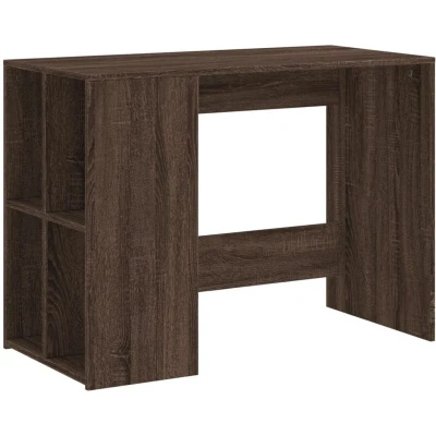 Image of vidaXL Desk Brown Oak 102x50x75 cm Engineered Wood