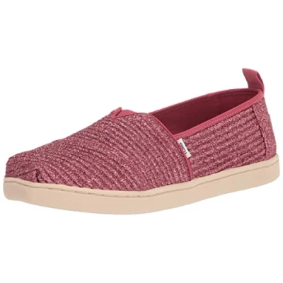 Image of TOMS Girl&#039;s Alpargata&#039; Loafer, Pink Rose, 3 UK