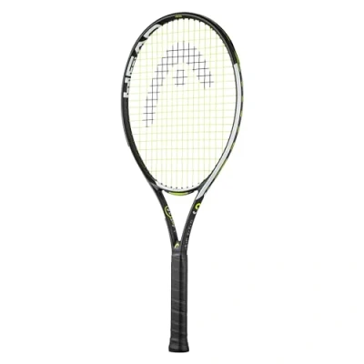 Image of HEAD Unisex Youth Speed 26 Tennis Racket Black/White 9 11 Years