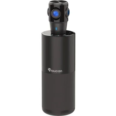 Image of TOUCAN 1080p Video Conference System 360 Omnidirectional Microphone, Removable Camera, 5W Speaker, Plug &amp; Play, 4 Display Modes, Webcam With Microphone (1 Pack)