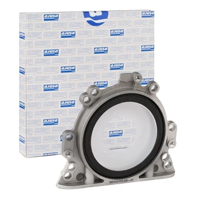 Image of 1100575, XM216D082AA Crankshaft Seal AJUSA 71000600 PTFE (polytetrafluoroethylene) with housing VOLKSWAGEN: Transporter 5, Caddy 3, Golf 4