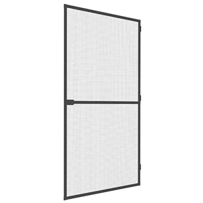 Image of Mosquito Stop 23665 Insect Protection/ Fly Screen Door, Tension Frame Can be Shortened Individually, Anthracite, 100 x 210 cm