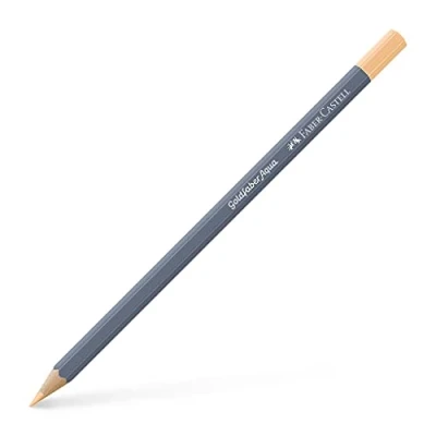 Image of Faber Castell Creative Studio Goldfaber Aqua Watercolour Pencil, Orange Pastel (409) Single For Art, Craft, Drawing, Sketching, Home, School, University, Colouring