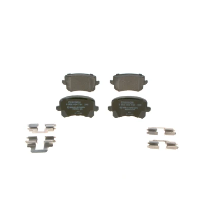 Image of 3AA698451, 3C0698451, 3C0698451E, 3C0698451F, 5N0698451 Brake pad set BOSCH 0 986 494 731 VOLKSWAGEN: Passat CC, B7 Saloon, Alltrack