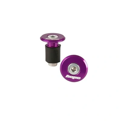 Image of Hope Grip Doctor Cycling Bar End Plugs Purple, Pair