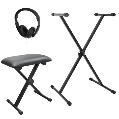 Image of Axus Rocket Keyboard Accessory Pack with Stand, Stool and Headphones
