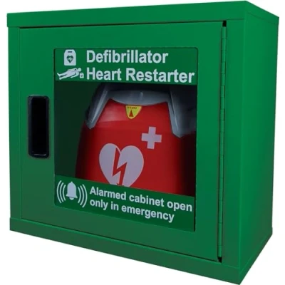 Image of Safety First Aid Group Alarmed AED Cabinet, Empty