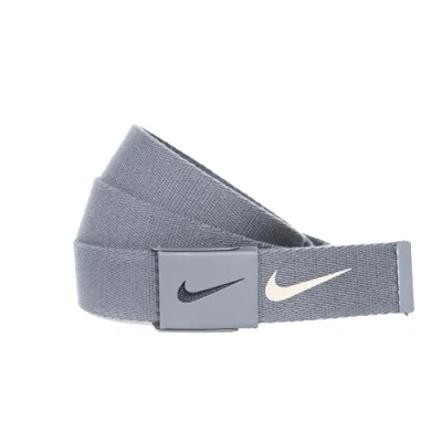 Image of NIKE Men&#039;s tech apparel belts, Light Charcoal, One Size UK