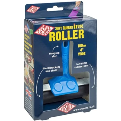 Image of ESSDEE Ink Roller/Brayer (Soft) 100mm, Blue