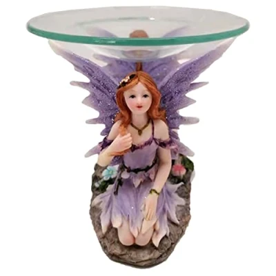 Image of Burning Essence for Wax Scented Resin Flower Fairy Glass Saucer