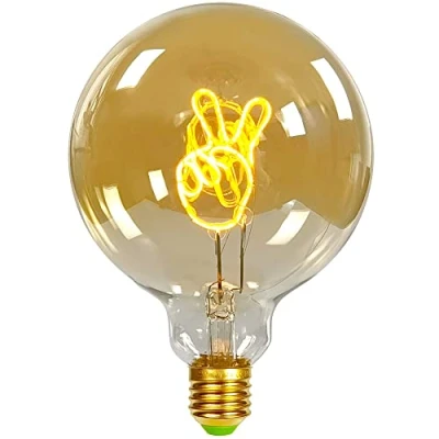 Image of Tianfan Vintage Light Bulbs LED Bulb 4W Dimmable Decorative 220/240V E27 Table Lamp (Finger)