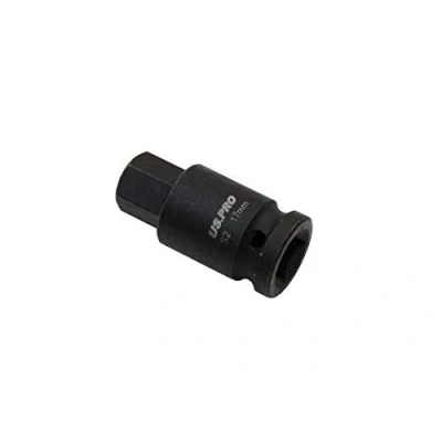 Image of US PRO Tools 1/2&quot; Dr Impact Hex Bit Socket M17 X 55MM 3323
