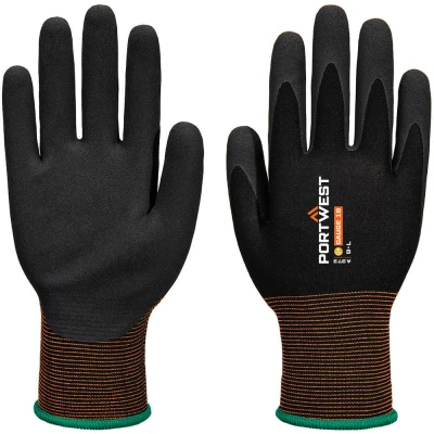 Image of Portwest GP Grip 18 Latex Sandy Black Large