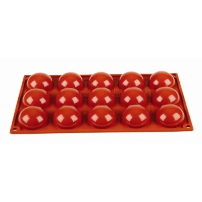Image of Formaflex Silicone 15 Half Sphere Mould 23(d) x 50(dia)mm