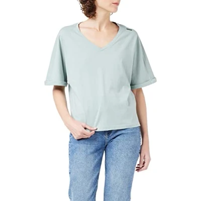 Image of G STAR RAW Women&#039;s Joosa Loose Top, Blue (iceberg green D21195 B353 C959), XXS