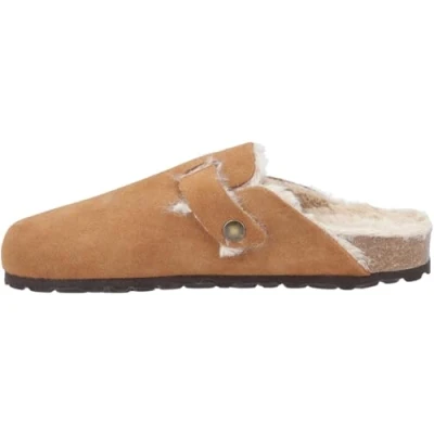 Image of Hush Puppies Women&#039;s Jade Slippers, Tan, 8 UK