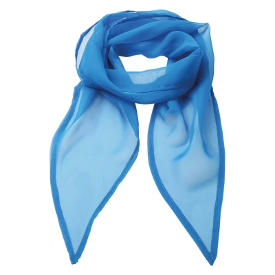 Image of Premier Unisex Adult Colours Chiffon Scarf (Sapphire Blue) One Size