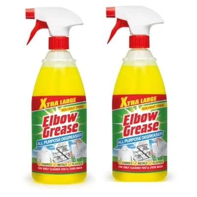 Image of Multipack All Purpose Xtra Large Degreaser Spray 1 Litre by Elbow Grease Solvent Free Effective Cleaning Use on Plastics Metals Fabrics (2)