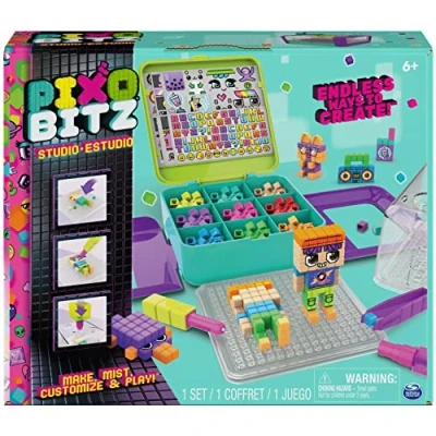 Image of Pixobitz Studio 500 Water Fuse Beads, Decos and Accessories, Makes 3D Creations Without Heat Creative Activity STEM Arts Crafts Kids’ Toys for Ages 6 up