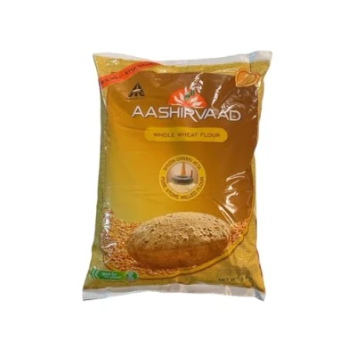 Image of Aashirvaad Atta 5 kg Nutritious and Healthy 100% Pure Natural Chakki Supports Immunity