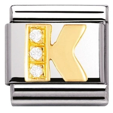 Image of Nomination Cubic Zirconia K Charm