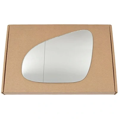 Image of Less4spares Wing Mirror Glass Left Compatible with Toyota Yaris 2012 2020 STICK ON Passenger Near Side Blind Spot