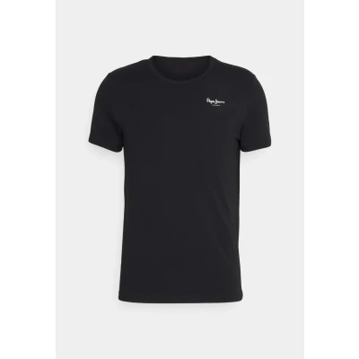 Image of Pepe Jeans Men&#039;s Tshirt 2P Underwear, Black (Black), L (Pack of 2)