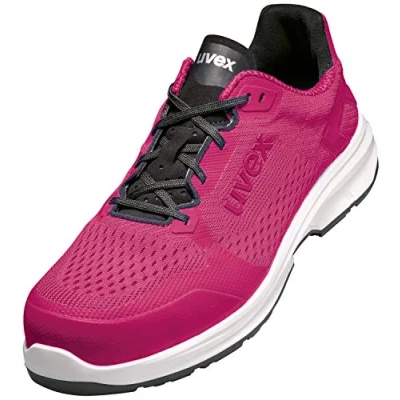 Image of Uvex 1 Sport Safety Trainers S1 SRC ESD Ladies Work Shoes with Metalfree Cap Toe, 41 Pink