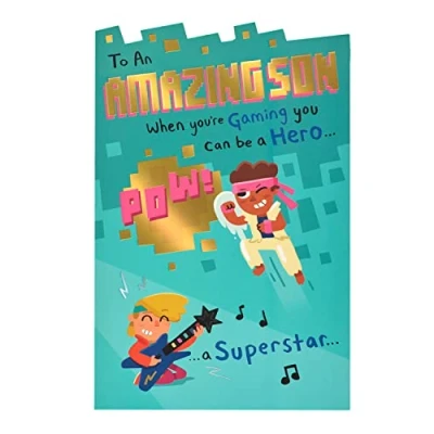 Image of Son Birthday Card Funny for Him Child/Teenager
