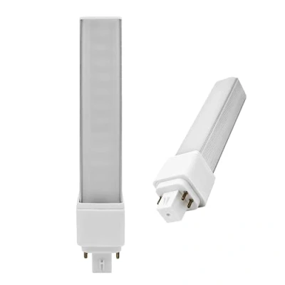 Image of QLEE G24q 4 Pin LED Light Bulb Retrofit GX24 PL C Recessed Lamp Replacement 26W 2 Gx24q 3 1400 Lm 314 Rotate Horizontal Green Cool White Daylight Pack Bypass Ballast