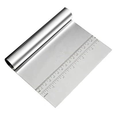 Image of Stainless Steel Vegetable Scoop, Cooking Shovel, Kitchen Dough Scra