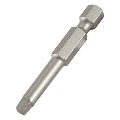 Image of Trend Snappy Robertson No3 Square Drive Bit, 50mm Length, Pack of 3, Quick Release Drill System Compatible, SNAP/SQ/3