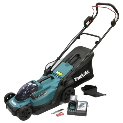 Image of Makita DLM330RM Tondeuse à gazon poussée Batterie Noir, Bleu