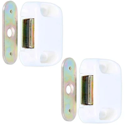 Image of 2X Mini Magnetic Door Catches 30mm Cupboard/Cabinet Latches