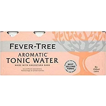 Image of Fever Tree Aromatic Tonic Water in Cans 24x150ml