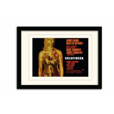 Image of Pyramid International James Bond Goldfinger Projection, Mounted Print