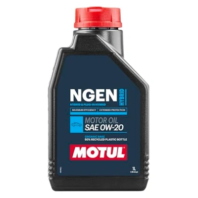 Image of Motul Lubricating Oil for Hybrid Engines Ngen 0W20 1 Litre