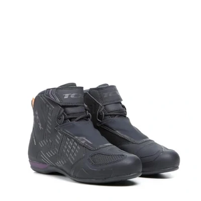 Image of TCX R04D Lady Waterproof Women&#039;s Motorcycle Boots, Mesh Upper with Hot Melt Coating, Zip and Velcro Closure, Black