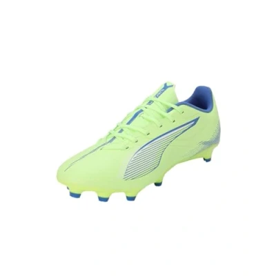 Image of Puma Ultra 5 PLAY FG/AG Moulded stud football boots, Men&#039;s, Size: 6, Fizzy apple/white/bluemazing Synthetics